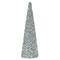 17.75" Glitter Bead & Sequin Artificial Tabletop Christmas Tree